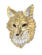 Подвеска из лимонного золота c эмалью