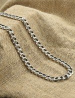 Цепь из серебра c рубином