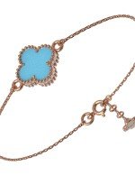 Браслет из золота c бирюзой