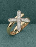 Кольцо из золота c бриллиантами