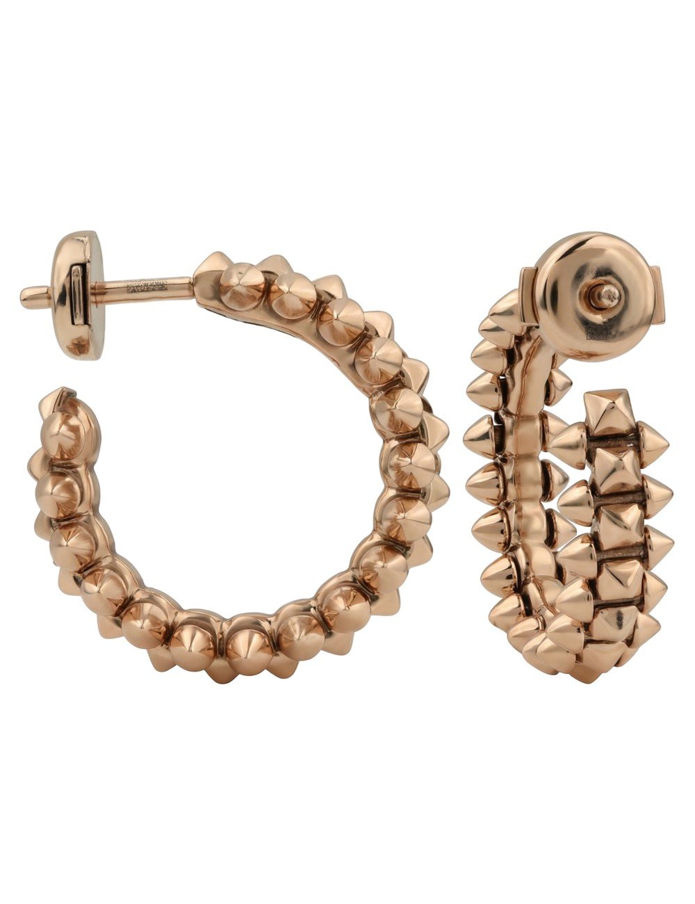 Серьги из розового золота