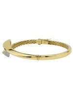 Браслет из лимонного золота c бриллиантами