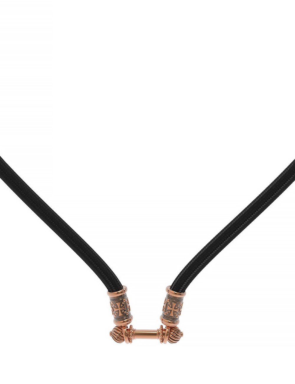 Шнурок шёлковый из золота c шёлковым шнурком