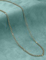 Цепь из золота c фианитом