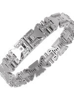 Браслет из белого золота c бриллиантами