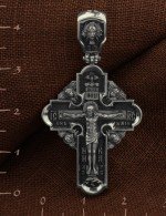 Крест из белого золота