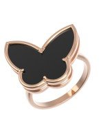 Кольцо из золота c ониксом