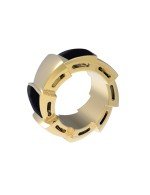 Подвеска из лимонного золота c ониксом