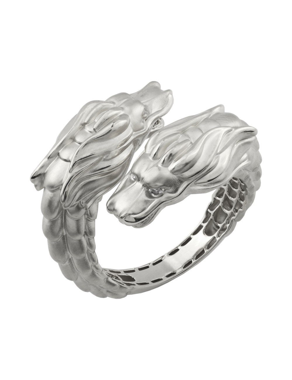 Кольцо из белого золота c бриллиантами