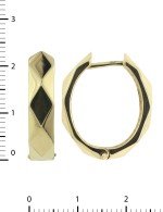 Серьги из лимонного золота