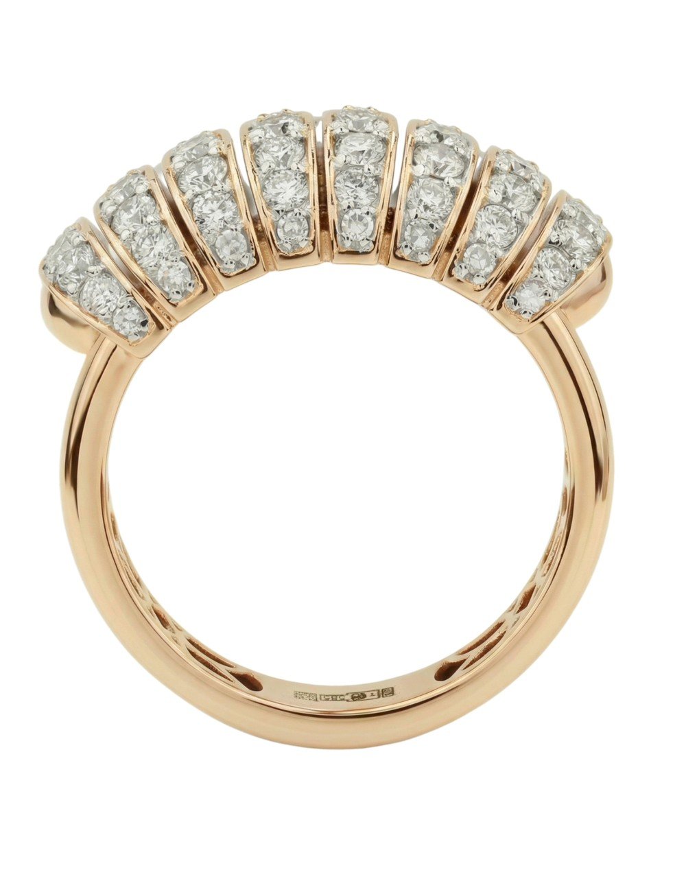 Кольцо из золота c бриллиантами