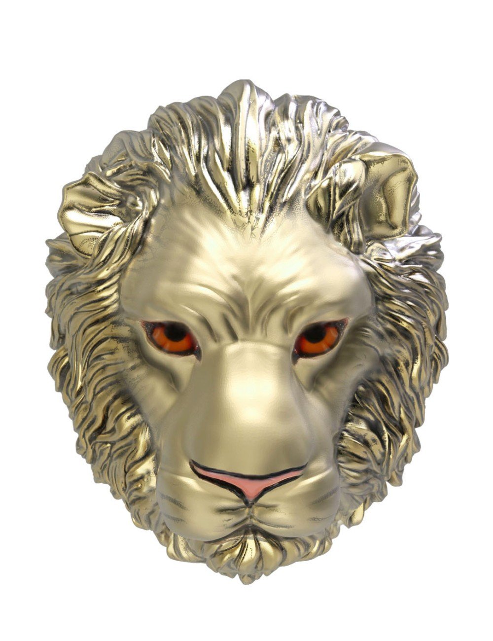 Кольцо из лимонного золота c эмалью