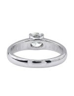 Кольцо из белого золота c бриллиантами