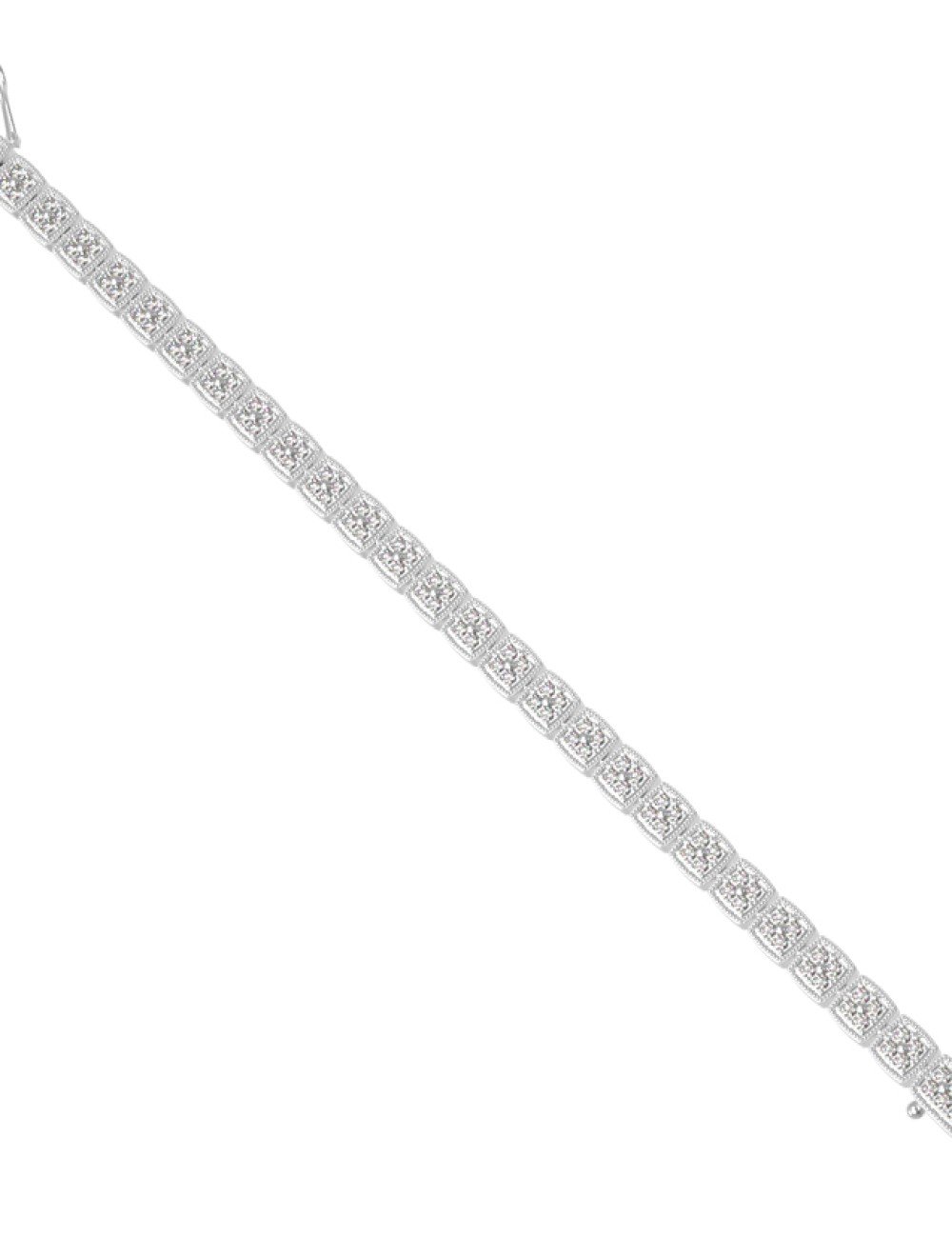 Браслет из белого золота c бриллиантами