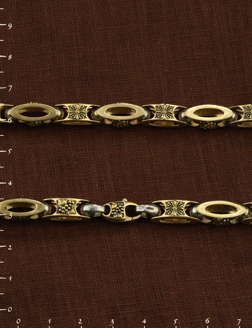 Цепь из лимонного золота