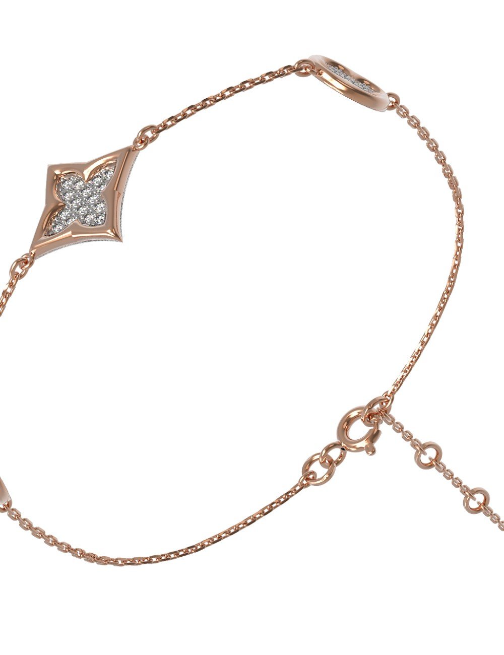 Браслет из золота c бриллиантами