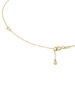 Колье из лимонного золота c бриллиантами и ониксом