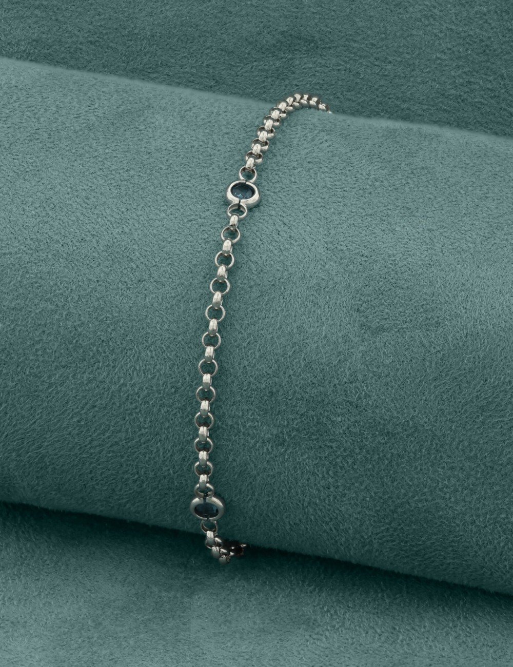 Браслет из белого золота c топазом London