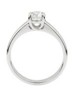 Кольцо из белого золота c бриллиантами