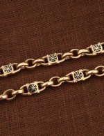 Цепь из золота c эмалью