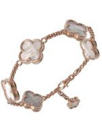 Браслет из золота c перламутром