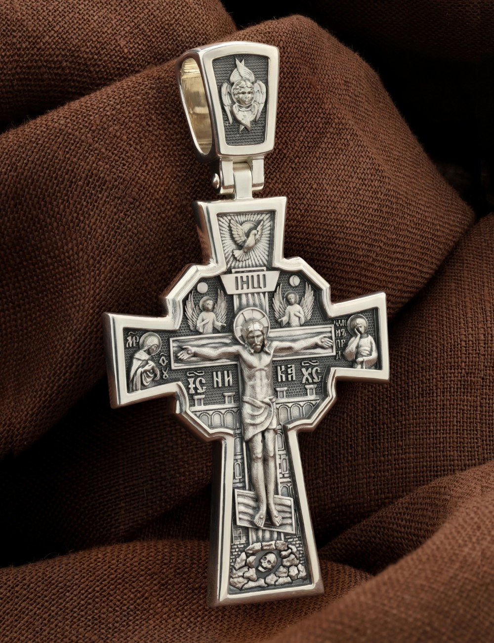 Крест из серебра 925 пробы