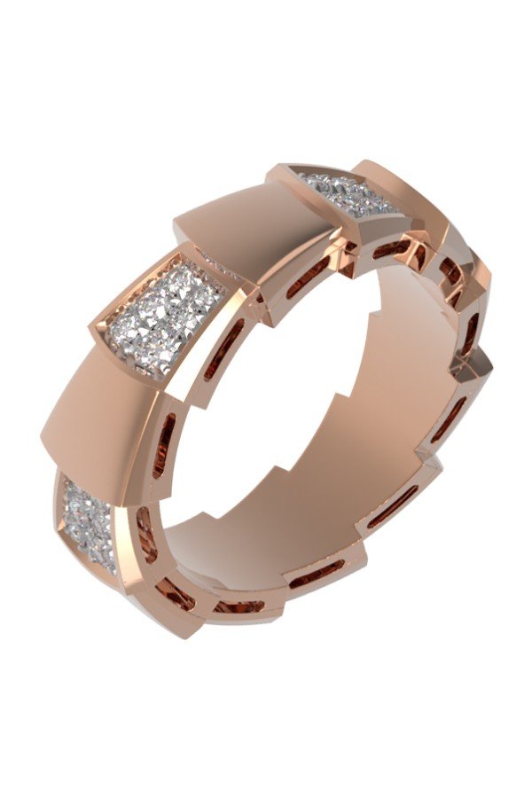 Кольцо из золота c бриллиантами