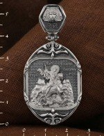 Образок из белого золота