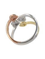 Кольцо из белого золота c бриллиантами