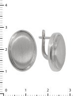 Серьги из белого золота