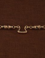 Цепь из золота c эмалью и эбеновым деревом