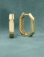 Серьги из лимонного золота