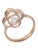 Кольцо из золота c перламутром