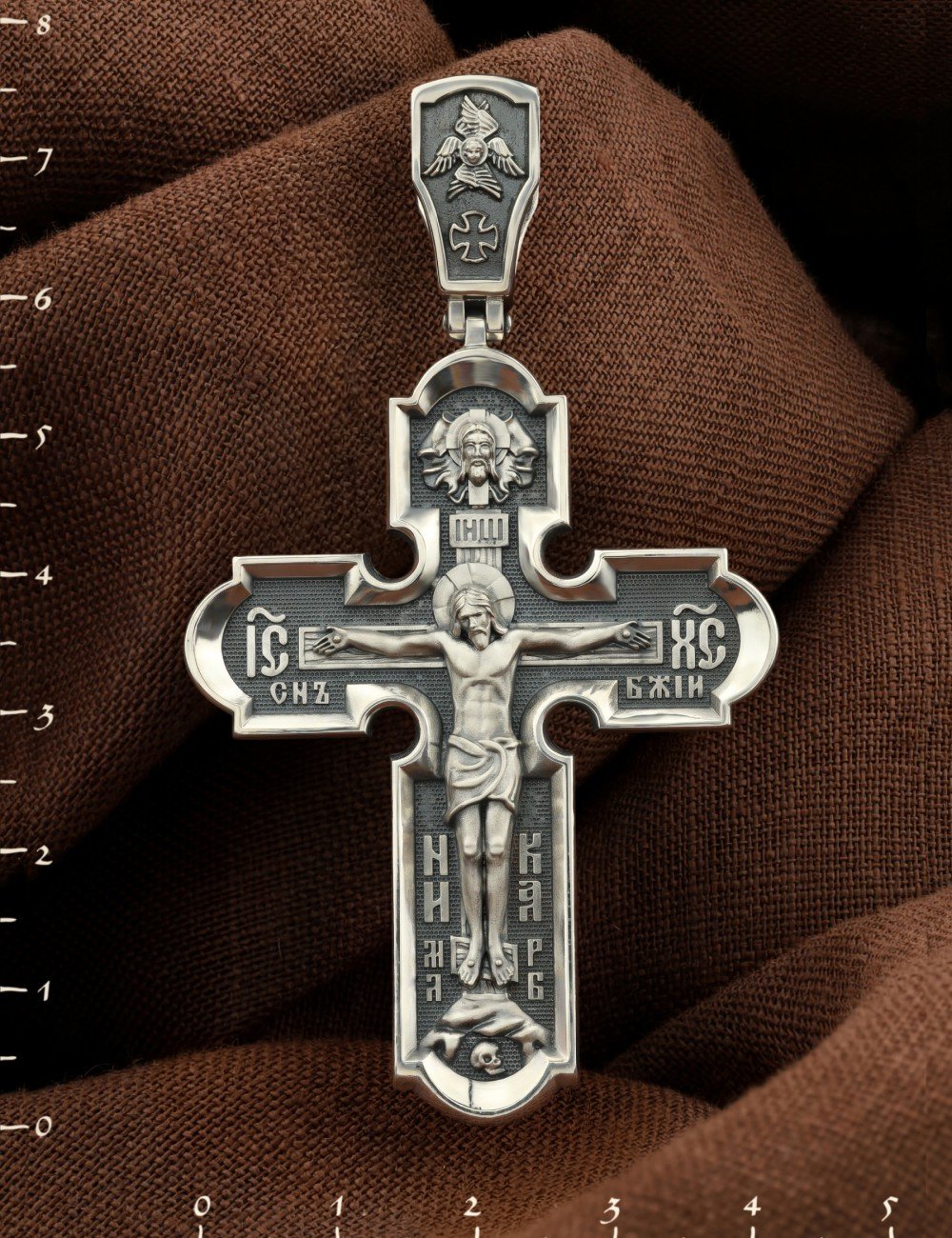 Крест из серебра 925 пробы