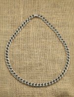 Цепь из серебра c рубином