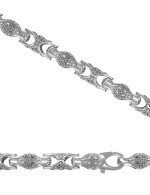 Цепь из белого золота