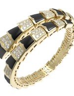 Браслет из лимонного золота c бриллиантами и ониксом