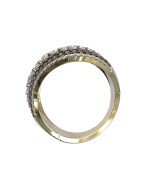 Кольцо из лимонного золота c бриллиантами