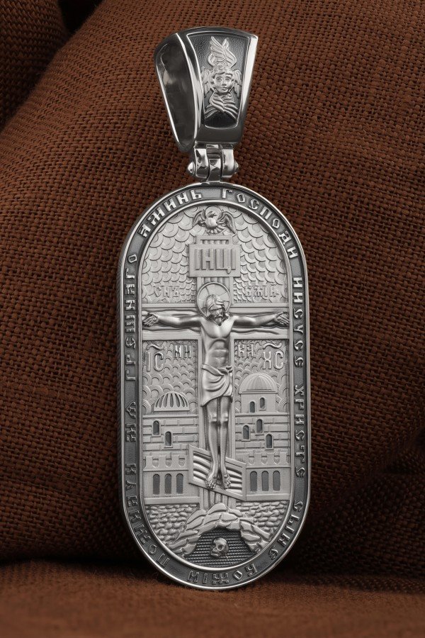 Образок из белого золота