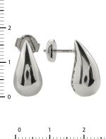 Серьги из белого золота