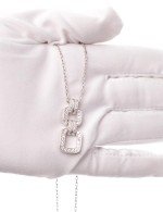 Колье из белого золота c бриллиантами