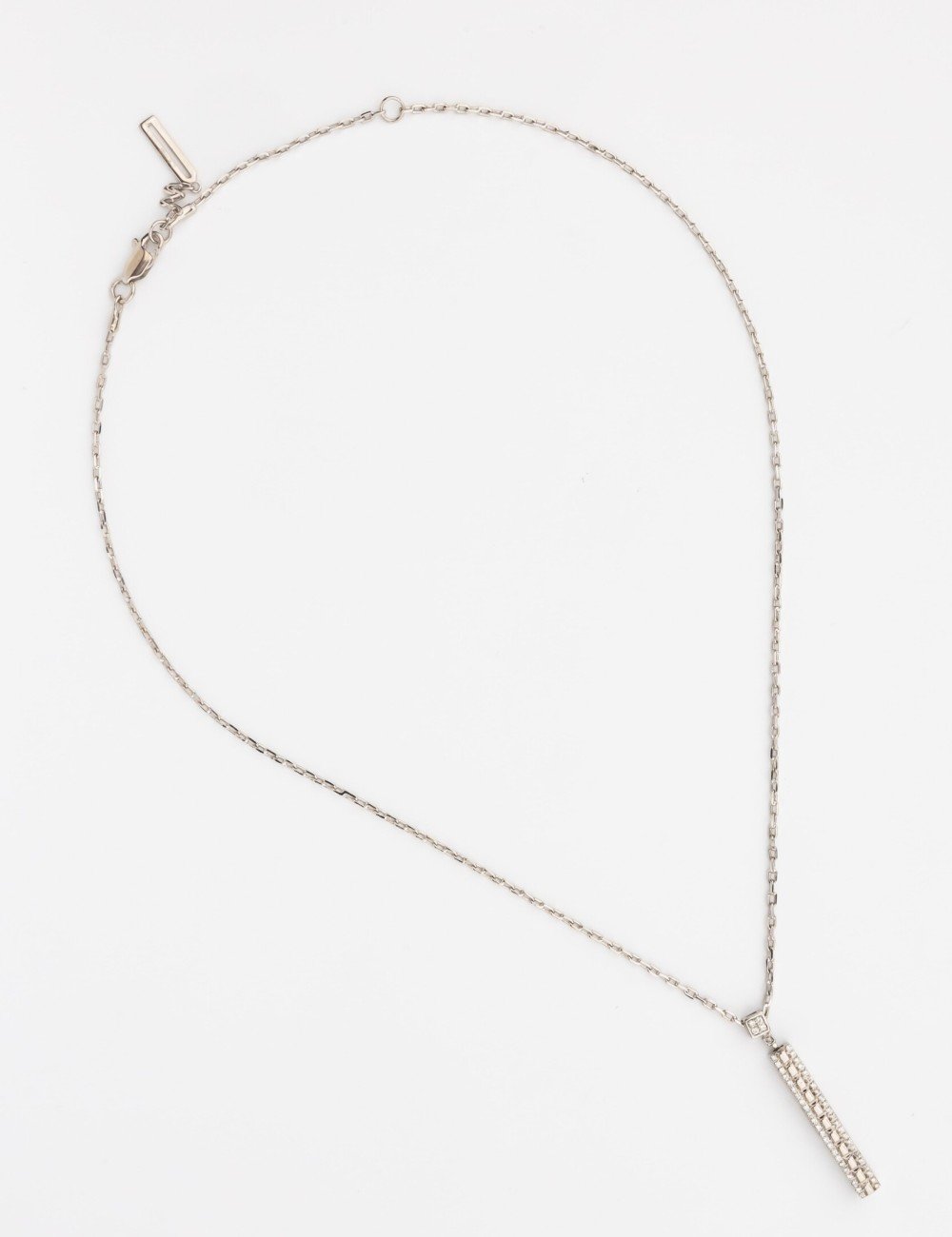 Колье из белого золота c бриллиантами