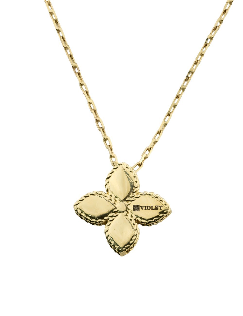 Колье из лимонного золота c бриллиантами и ониксом