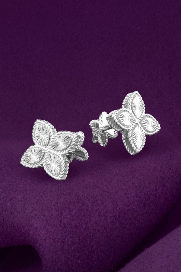 Серьги из белого золота