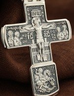 Крест из серебра 925 пробы