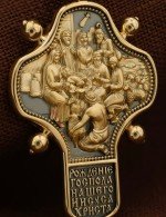 Крест из лимонного золота