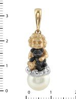 Подвеска из золота c жемчугом