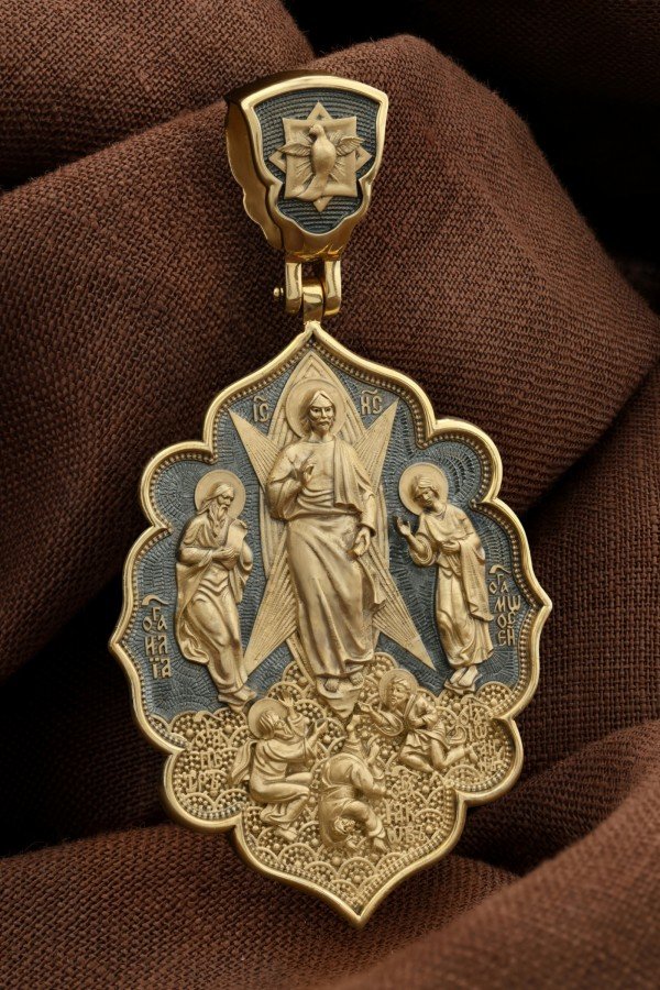 Образок из лимонного золота