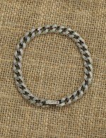 Браслет из серебра c рубином