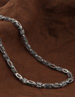 Цепь из белого золота